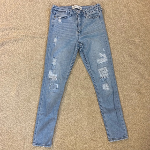 Abercrombie & Fitch Denim - Abercrombie and Fitch super skinny high rise jeans